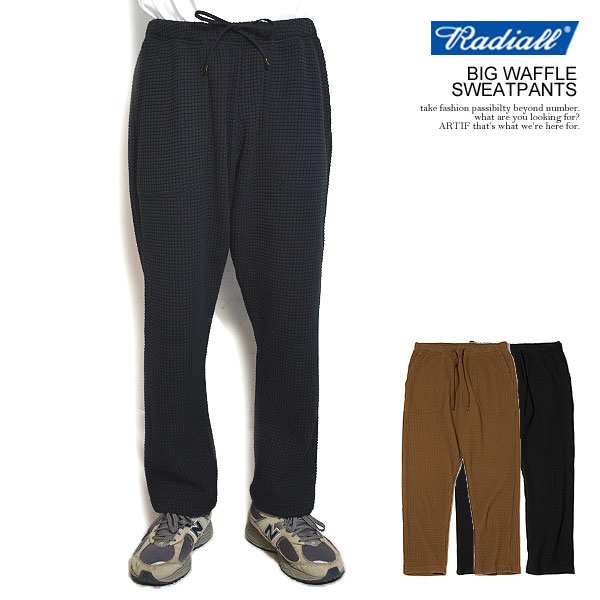 RADIALL ラディアル BIG WAFFLE - SWEATPANTS radiall メンズ パンツ ワッフルパンツ atfpts