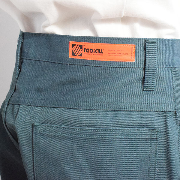 RADIALL ラディアル CNQ FRISCO - STRAIGHT FIT PANTS -LINCOLN GREEN- メンズ パンツ ワークパンツ チノパン 送料無料 atfpts