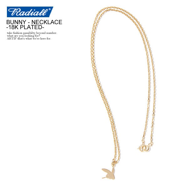 RADIALL ラディアル BUNNY - NECKLACE -18K PLATED- radiall メンズ
