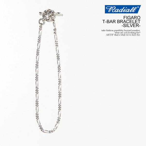 RADIALL　　「FIGARO - T-BAR NECKLACE」　 925 RADIALL 「FIGARO - T-BAR NECKLACE」 925 Silver Figaro T-Bar