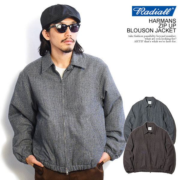 50％OFF SALE セール RADIALL ラディアル HARMANS - ZIP UP BLOUSON