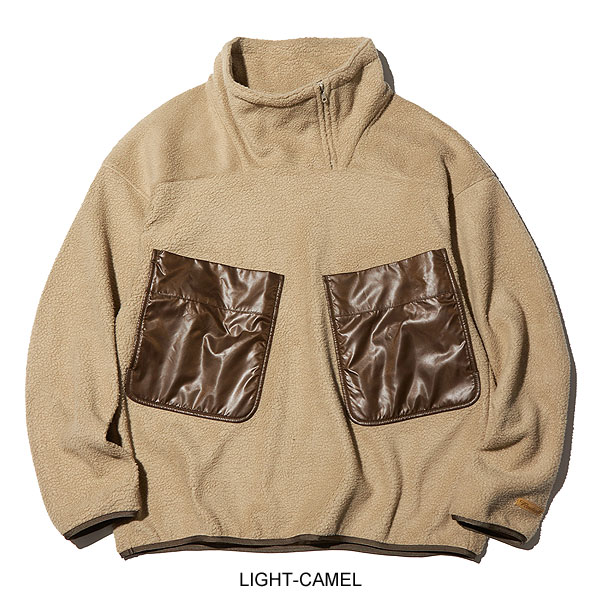 50％OFF SALE セール RADIALL ラディアル FIELD - STAND COLLARED PULLOVER SHIRT L/S atftps_3