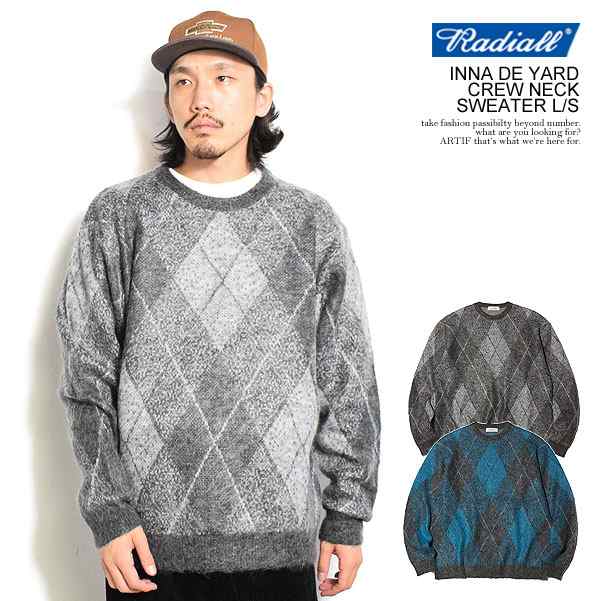 20％OFF SALE セール RADIALL ラディアル INNA DE YARD - CREW NECK SWEATER L/S radiall メンズ ニット セーター クルーネック 送料無料