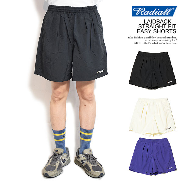 30％OFF SALE セール RADIALL ラディアル LAIDBACK - STRAIGHT FIT EASY SHORTS メンズ パンツ ショートパンツ atftpsの通販は
