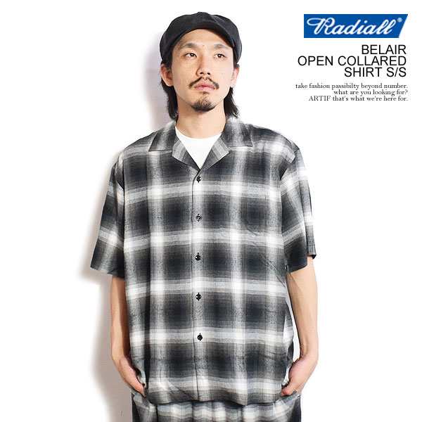 30％OFF SALE セール RADIALL ラディアル BELAIR - OPEN COLLARED SHIRT S/S radiall メンズ シャツ 半袖 atftpsの通販は 13,637円