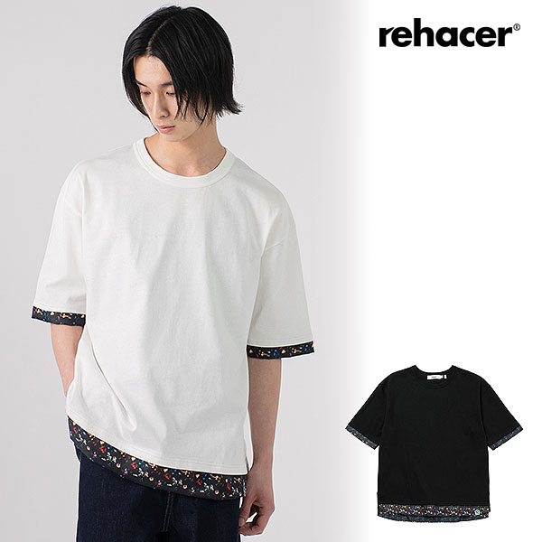 2026 秋冬 vol.1 先行予約 6月下旬〜7月上旬入荷予定 rehacer レアセル Botanical Layered Wide CS Tシャツ キャンセル不可 atftps