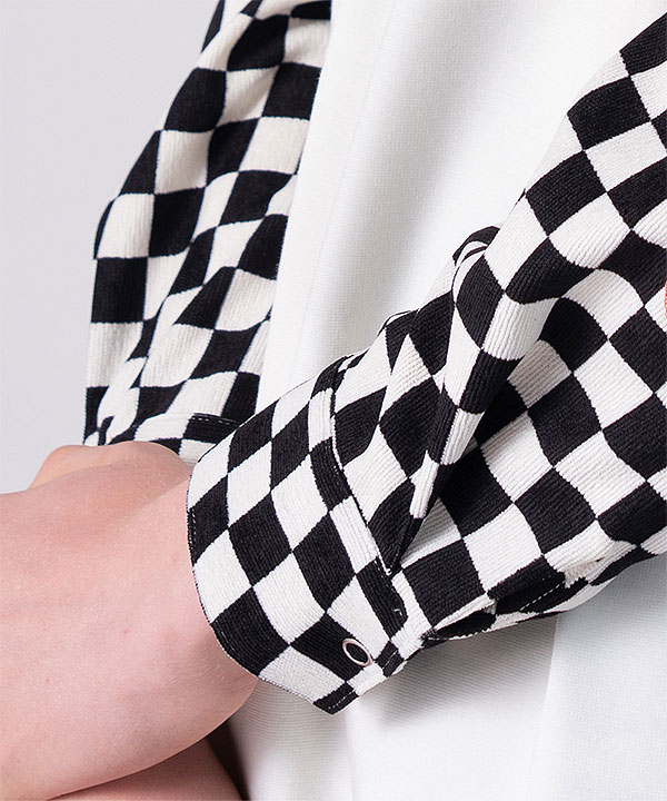 2026 秋冬 vol.1 先行予約 9月上旬〜中旬入荷予定 rehacer レアセル Checker Bloom Long CS Tシャツ 送料無料 キャンセル不可 atftps