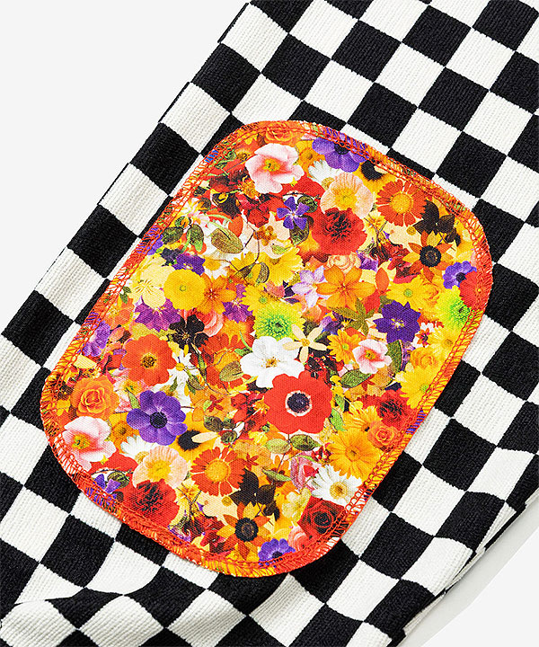 2026 秋冬 vol.1 先行予約 9月上旬〜中旬入荷予定 rehacer レアセル Checker Bloom Long CS Tシャツ 送料無料 キャンセル不可 atftps
