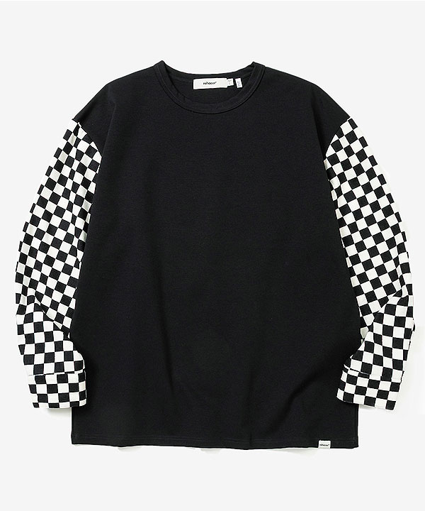 2026 秋冬 vol.1 先行予約 9月上旬〜中旬入荷予定 rehacer レアセル Checker Bloom Long CS Tシャツ 送料無料 キャンセル不可 atftps