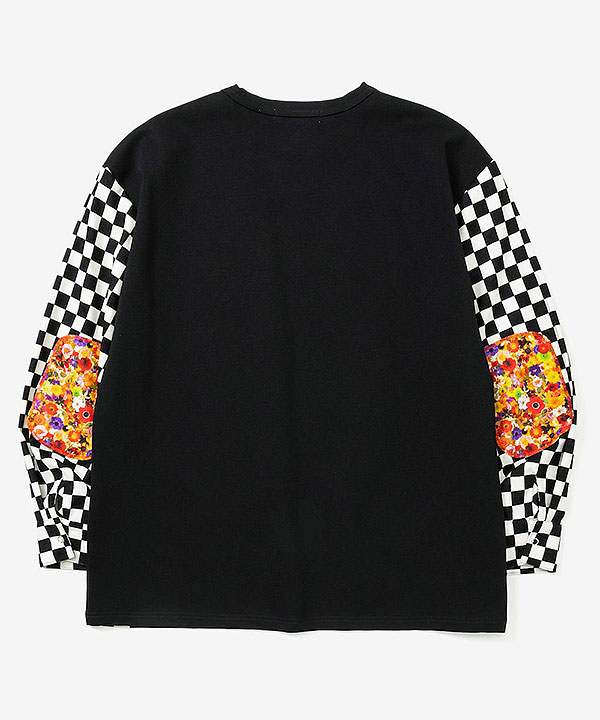 2026 秋冬 vol.1 先行予約 9月上旬〜中旬入荷予定 rehacer レアセル Checker Bloom Long CS Tシャツ 送料無料 キャンセル不可 atftps