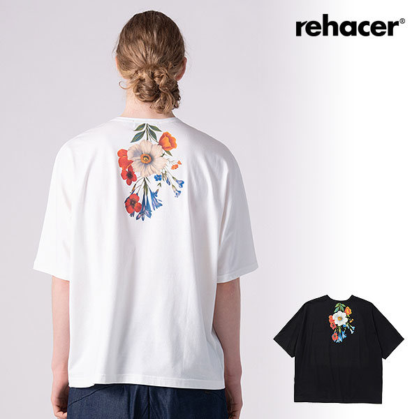 2026 春夏 vol.2 先行予約 5月下旬〜6月上旬入荷予定 rehacer レアセル Pack Flower Dolman CS メンズ Tシャツ キャンセル不可 atftps