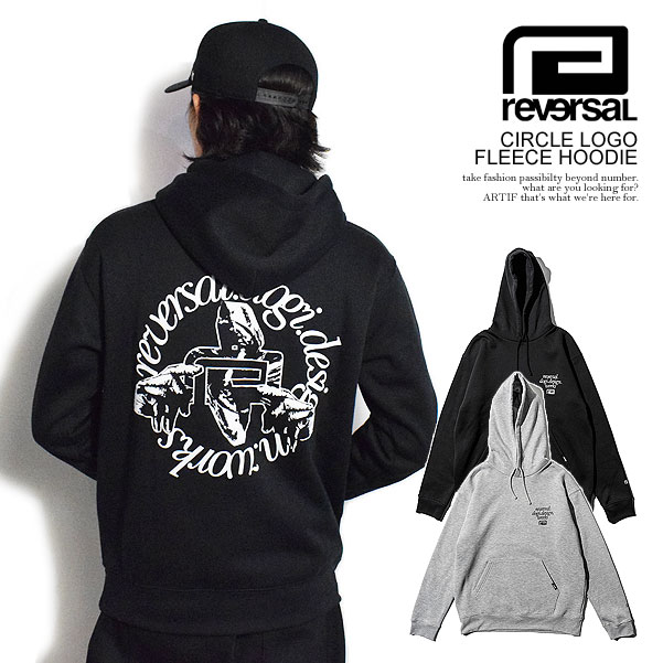 30％OFF SALE セール reversal リバーサル CIRCLE LOGO FLEECE HOODIE パーカー プルオーバー フリースパーカー atftps