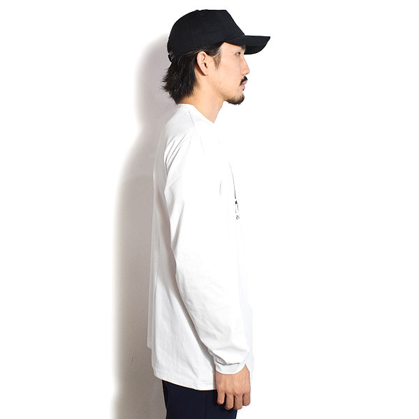 20％OFF SALE セール reversal リバーサル BIG MARK STRETCH LONG TEE -WHITE- メンズ Tシャツ ロンT atftps