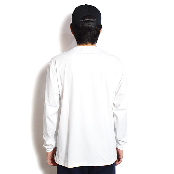 20％OFF SALE セール reversal リバーサル BIG MARK STRETCH LONG TEE -WHITE- メンズ Tシャツ ロンT atftps