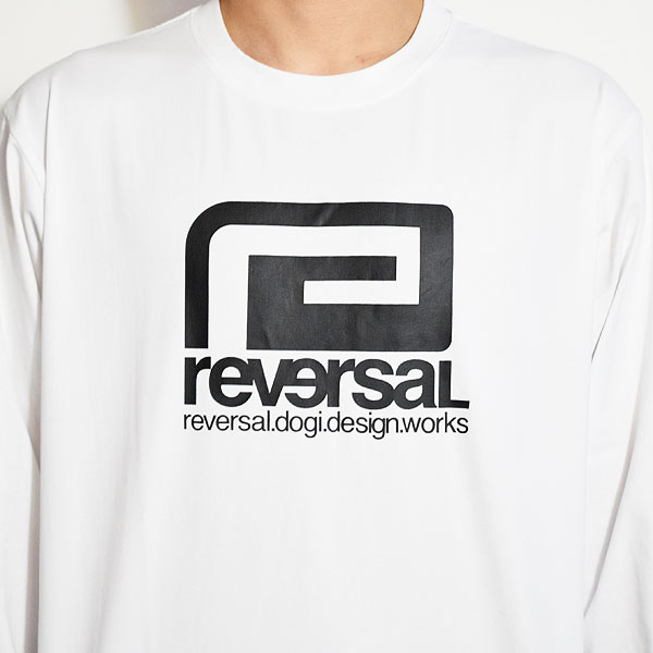 20％OFF SALE セール reversal リバーサル BIG MARK STRETCH LONG TEE -WHITE- メンズ Tシャツ ロンT atftps