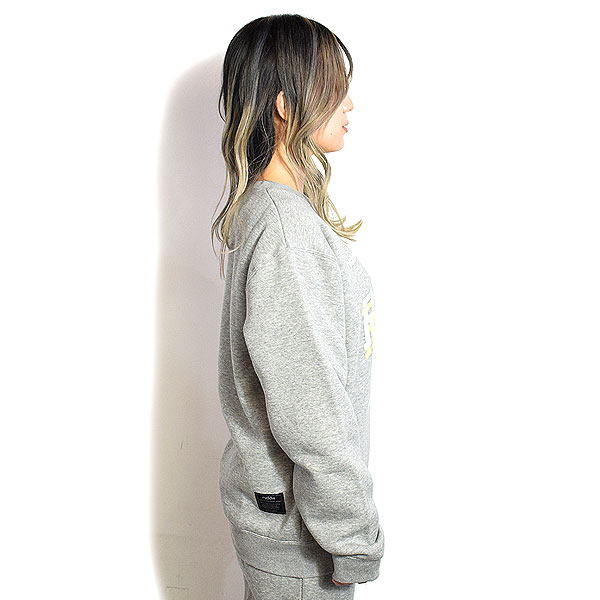 30％OFF SALE セール reversal リバーサル DOUBLE LOGO SWEAT CREW NECK -GRAY- メンズ スウェット トレーナー atftps
