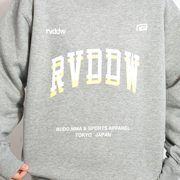30％OFF SALE セール reversal リバーサル DOUBLE LOGO SWEAT CREW NECK -GRAY- メンズ スウェット トレーナー atftps