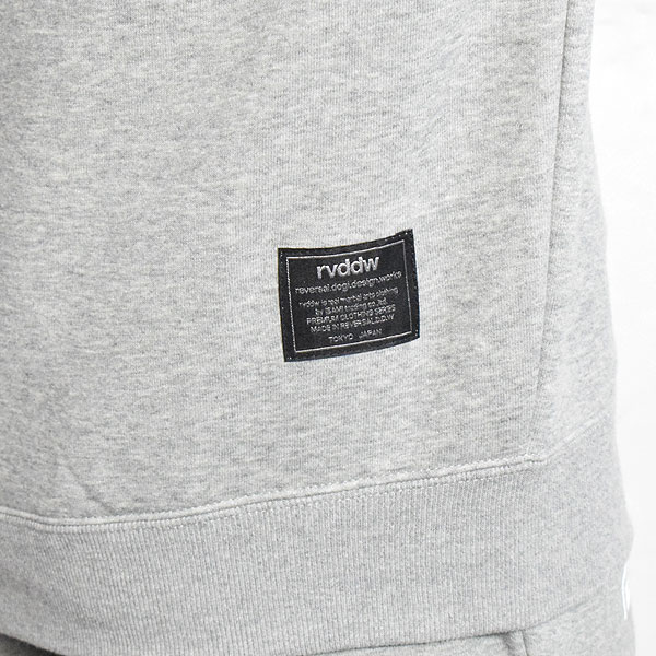 30％OFF SALE セール reversal リバーサル DOUBLE LOGO SWEAT CREW NECK -GRAY- メンズ スウェット トレーナー atftps