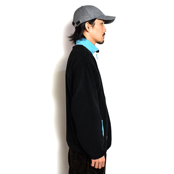 30％OFF SALE セール reversal リバーサル HALF ZIP COLOR FLEECE JACKET -BLACK- ジャケット フリース ハーフジップ atfjkt