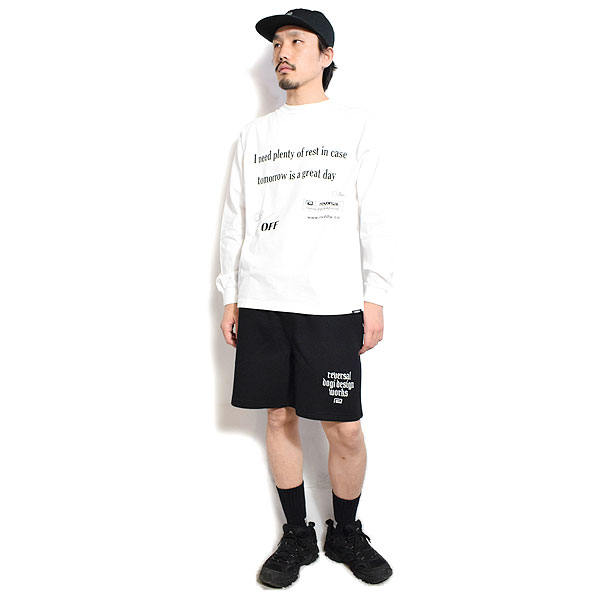 reversal リバーサル OLD ENGLISH DRY SWEAT SHORTS -BLACK- メンズ ショートパンツ スウェットショーツ 送料無料 atfpts