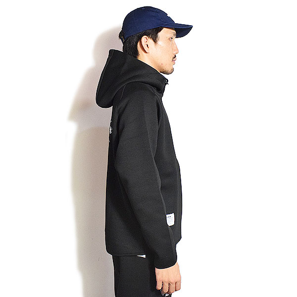 reversal リバーサル MMA DRY SWEAT ZIP HOODIE -BLACK- パーカー ジップパーカー ドライパーカー ダンボールニット atftps