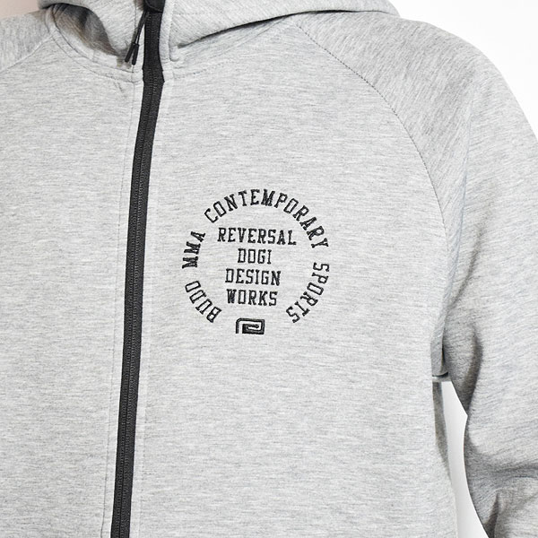 reversal リバーサル MMA DRY SWEAT ZIP HOODIE -GRAY- パーカー ジップパーカー ドライパーカー ダンボールニット atftps