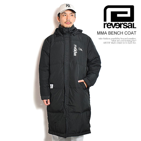 reversal リバーサル rvddw MMA BENCH COAT メンズ コート ジャケット ベンチコート rvddw 送料無料 ストリート atfjkt