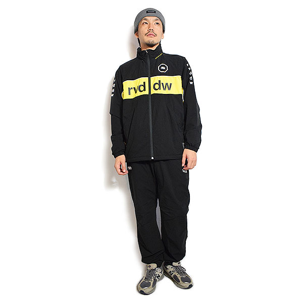 reversal リバーサル COLOR BLOCK BACKYARD PANTS -BLACK- メンズ パンツ トレーニングパンツ トラックパンツ 裏起毛 atfpts
