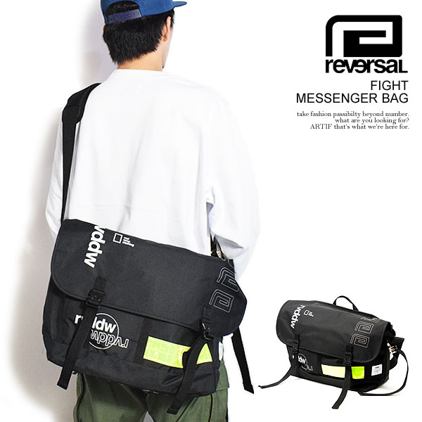reversal リバーサル FIGHT MESSENGER BAG メンズ メッセンジャーバッグ ショルダーバッグ ジムバッグ rvddw 送料無料 atfacc