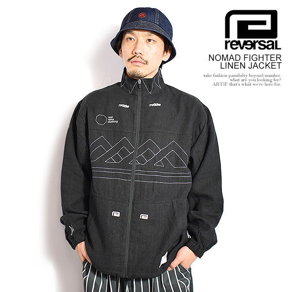 reversal リバーサル NOMAD FIGHTER LINEN JACKET メンズ ジャケット トラックジャケット rvddw リネン 送料無料 ストリート atfjkt