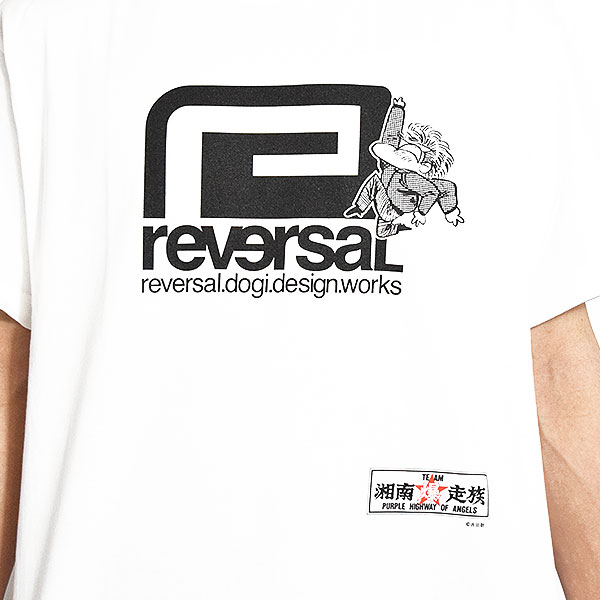 reversal リバーサル 湘南爆走族 × rvddw ITEEZO TEE -WHITE- メンズ Tシャツ 半袖 湘南爆走族 湘爆 江口洋助 コラボ 送料無料 atftps