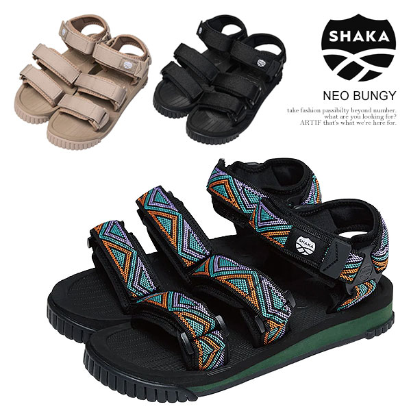 SHAKA シャカ NEO BUNGY メンズ サンダル 運動競技サンダル ストラップサンダル スポサン 貨物輸送無料 表どおり atfacc