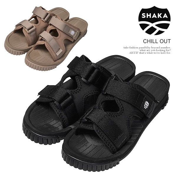 SHAKA シャカ CHILL OUT メンズ サンダル スポーツサンダル ストラップサンダル スライドサンダル スポサン 送料無料 atfacc