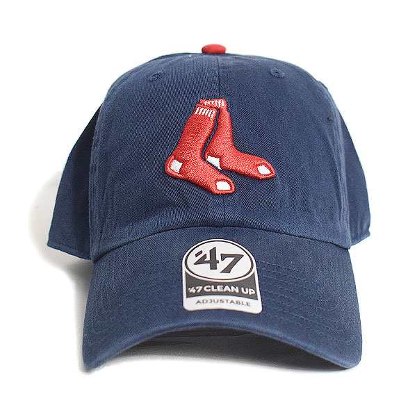 47 フォーティーセブン Red sox '47 CLEAN UP Navy メンズ キャップ