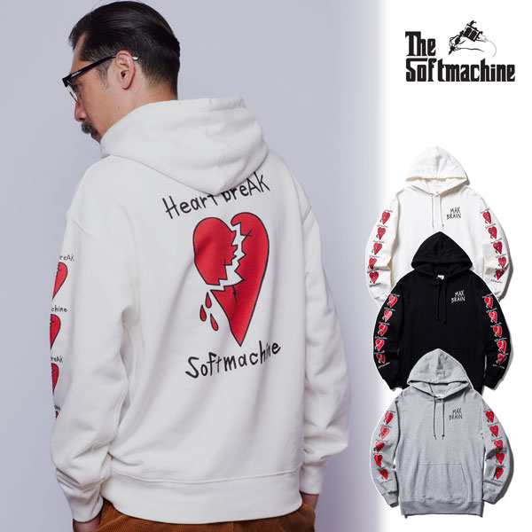 30％OFF SALE セール SOFTMACHINE ソフトマシーン HEARTBREAK HOODED(SWEAT PARKA) メンズ パーカー atftpsの通販は