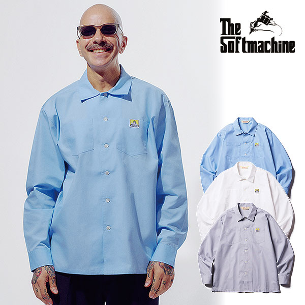 2026 夏 先行予約 7月〜8月入荷予定 SOFTMACHINE ソフトマシーン EDWARD SHIRTS L/S シャツ 送料無料 キャンセル不可 atftps