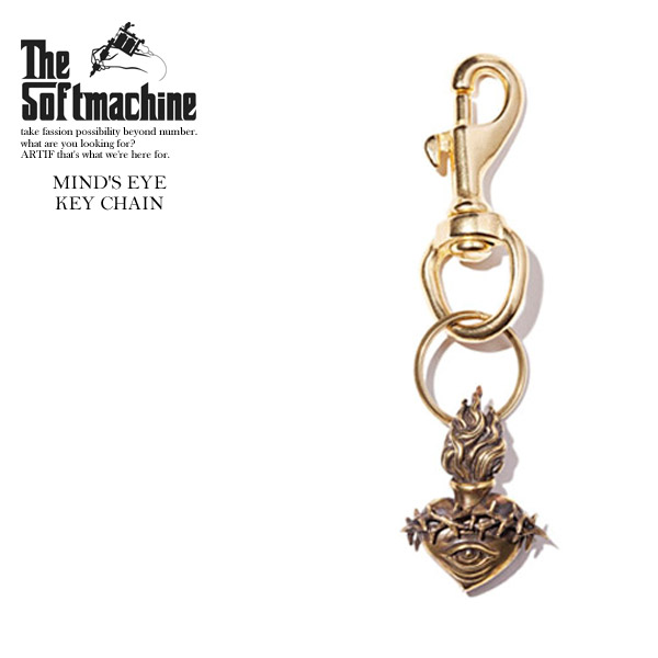 SOFTMACHINE ソフトマシーン MIND'S EYE KEY CHAIN メンズ キーリング 送料無料 atfacc