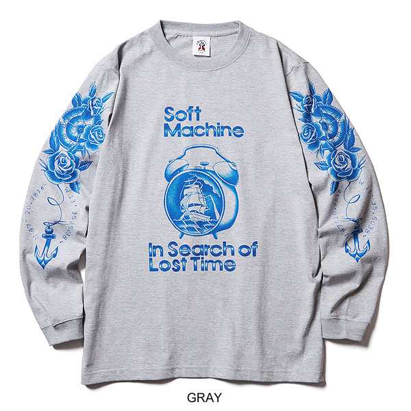 2024 秋冬 先行予約 9月〜10月入荷予定 SOFTMACHINE ソフトマシーン LOST TIME-L/S(L/S T-SHIRTS) メンズ Tシャツ atftps