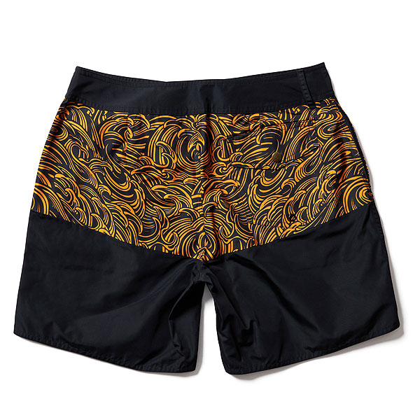 30％OFF SALE セール SOFTMACHINE ソフトマシーン BLACK WAVE BOARD SHORTS(BOARD SHORTS) メンズ atfpts_6