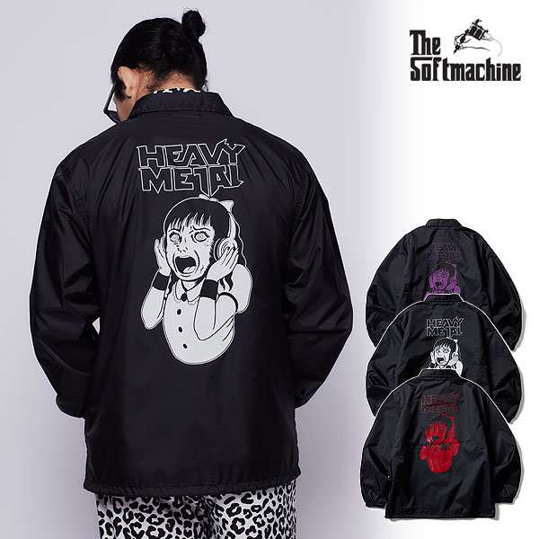 2024 夏 先行予約 8月〜9月入荷予定 SOFTMACHINE ソフトマシーン SCREAM JK(COACH JACKET) メンズ ジャケット 送料無料 atfjkt