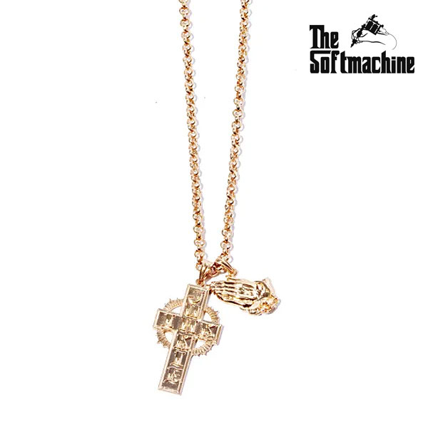 【受注生産商品 (3週間〜1ヶ月)】 SOFTMACHINE ソフトマシーン FAITH メンズ ネックレス 送料無料 キャンセル不可 atfacc