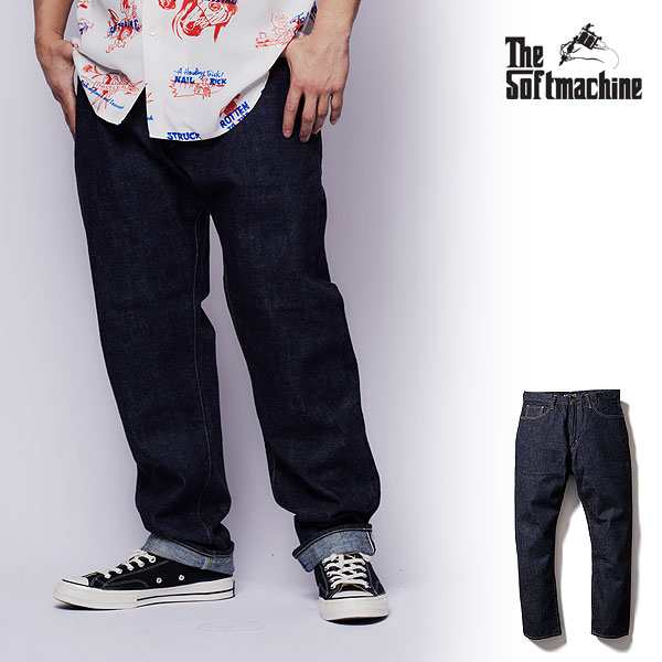 2025 春夏 先行予約 1月〜2月入荷予定 SOFTMACHINE ソフトマシーン GOOD LIFE(DENIM PANTS) パンツ atfptsの通販は
