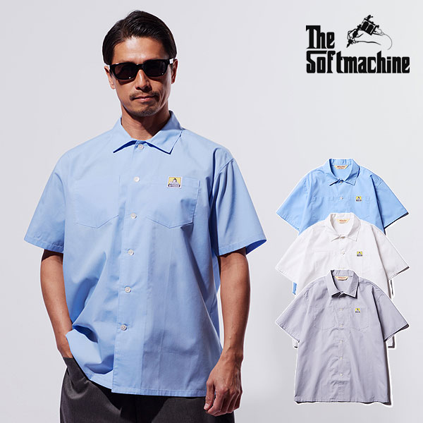 2025 夏 先行予約 6月〜7月入荷予定 SOFTMACHINE ソフトマシーン EDWARD SHIRTS S/S メンズ シャツ キャンセル不可 atftps