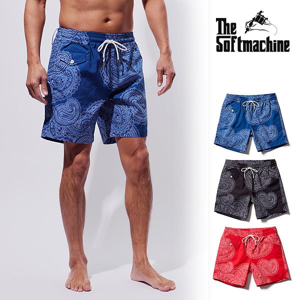 2025 夏 先行予約 6月〜7月入荷予定 SOFTMACHINE ソフトマシーン GENE BOARD SHORTS パンツ キャンセル不可 atfpts