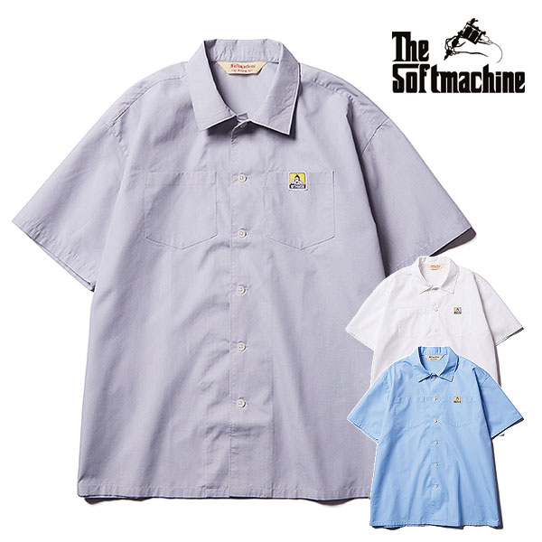 2026 春夏 先行予約 4月〜5月入荷予定 SOFTMACHINE ソフトマシーン EDWARD SHIRTS S/S メンズ シャツ キャンセル不可 atftps