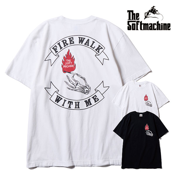 2026 春夏 先行予約 4月〜5月入荷予定 SOFTMACHINE ソフトマシーン FIRE WALK-T メンズ Tシャツ キャンセル不可 atftps