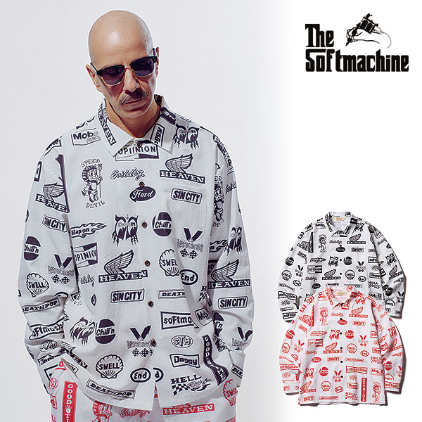 2026 春夏 先行予約 3月〜4月入荷予定 SOFTMACHINE ソフトマシーン MOTOR SHIRTS L/S メンズ シャツ キャンセル不可 atftps