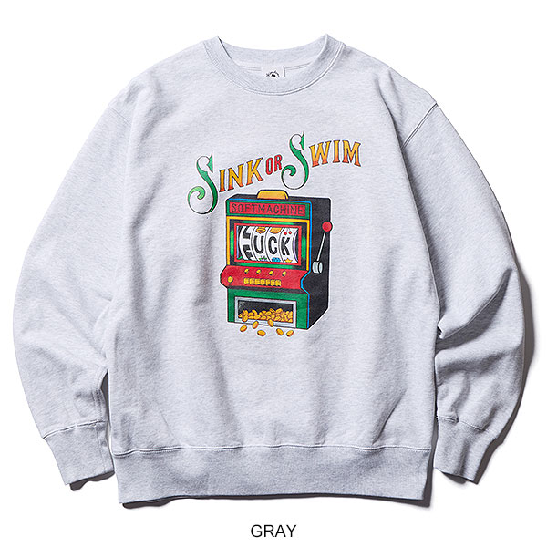 SOFTMACHINE ソフトマシーン SINK OR SWIM SWEAT スウェット atftps_2
