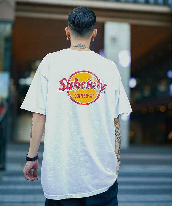 SUBCIETY サブサエティ COFFEE SHOP TEE subciety メンズ Tシャツ 半袖