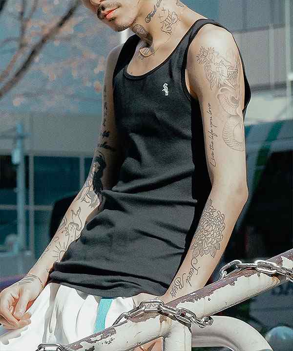 30％OFF SALE セール SUBCIETY サブサエティ RIB TANK TOP subciety